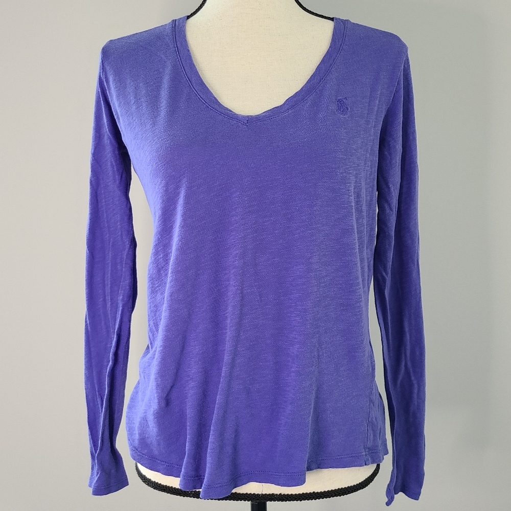 🍉 Ralph Lauren Purple Long Sleeve Shirt Medium